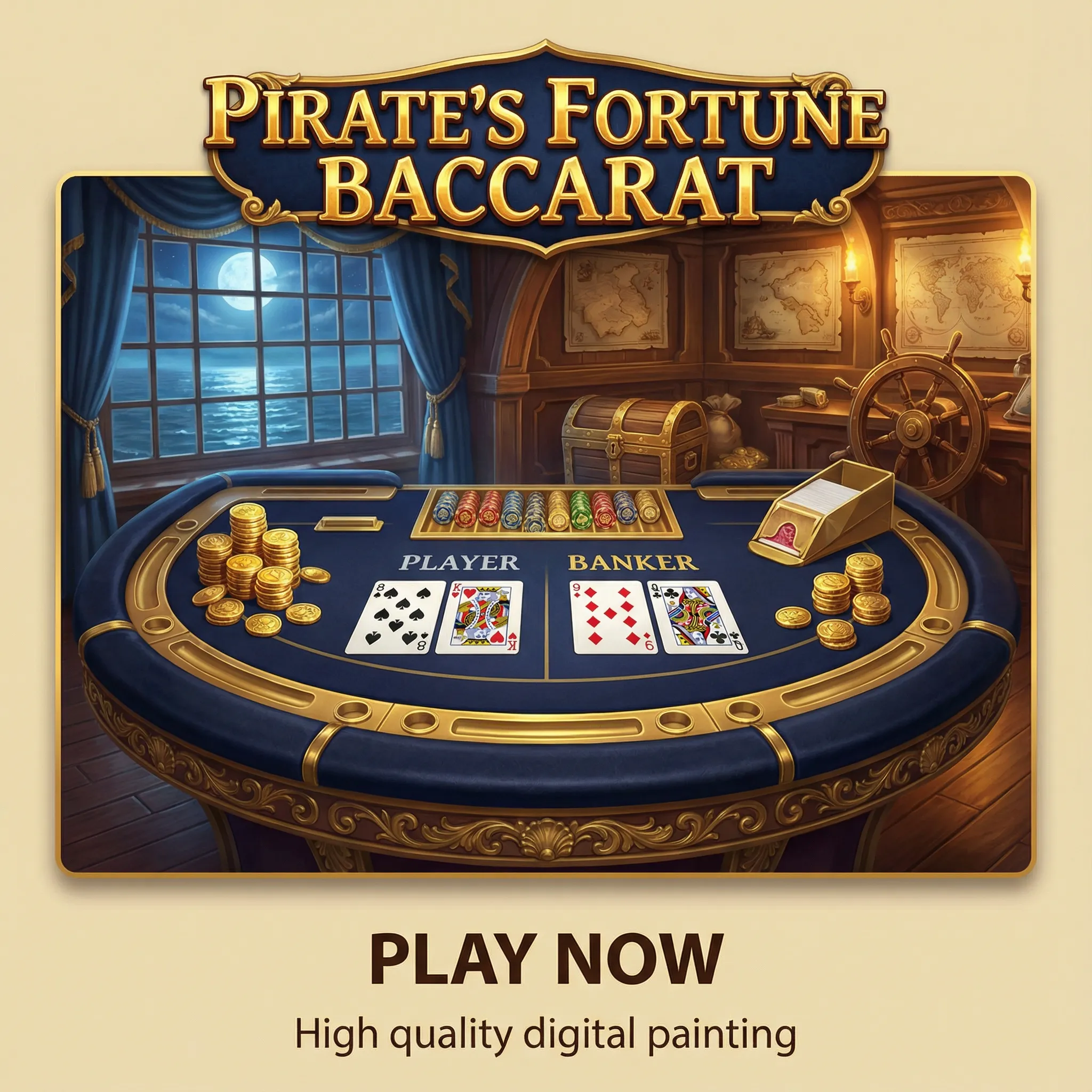 Bacará - Jogo de Cartas Elegante no Cassino 567win